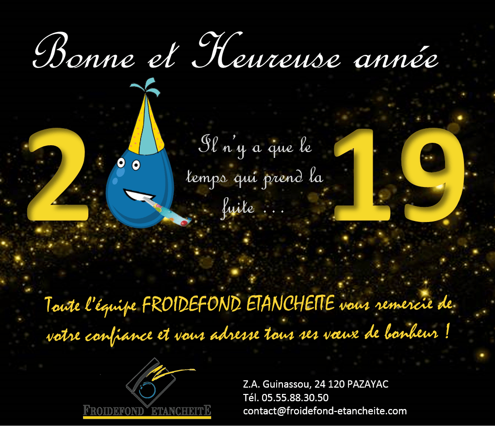 voeux 2019 froidefond etancheite